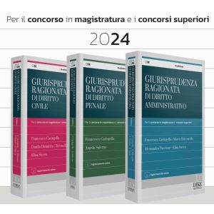 KIT GIURISPRUDENZA RAGIONATA 2024 Diritto civile, penale, amministrativo