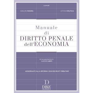 MANUALE DI DIRITTO PENALE DELL'ECONOMIA