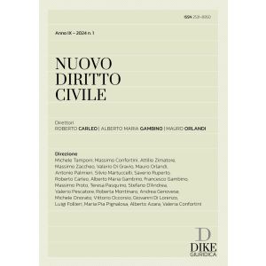 NUOVO DIRITTO CIVILE Anno IX - 2024 n. 1
