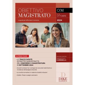 OBIETTIVO MAGISTRATO 2024 n.78 ottobre