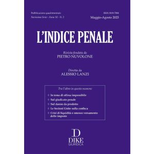 L'INDICE PENALE n. 2 maggio-agosto 2025