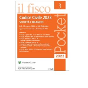 CODICE CIVILE 2023 Società e Bilancio