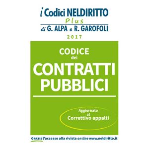 *CODICE DEI CONTRATTI PUBBLICI Aggiornato al Correttivo appalti D.Lgs. 19 aprile 2017, n. 56