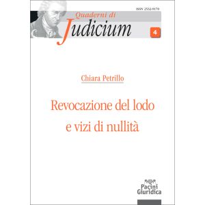 REVOCAZIONE DEL LODO E VIZI DI NULLITA'