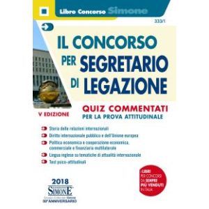 *333/1 IL CONCORSO PER SEGRETARIO DI LEGAZIONE Quiz commentati