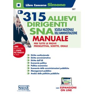 *307 315 ALLIEVI DIRIGENTI SNA (Scuola Nazionale dell'Amministrazione)