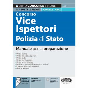 325 CONCORSO VICE ISPETTORI POLIZIA DI STATO