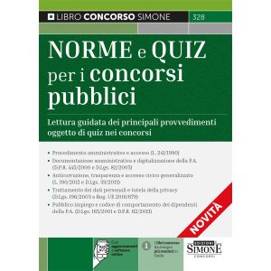 328 NORME E QUIZ PER I CONCORSI PUBBLICI