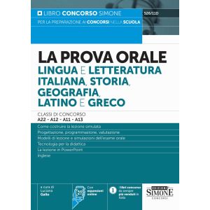 526/11D LAPROVA ORALE LINGUA E LETTERATURA ITALIANA, STORIA, GEOGRAFIA, LATINO E GRECO