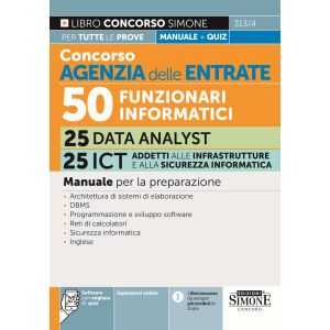 313/4 CONCORSO AGENZIA DELLE ENTRATE 50 FUNZIONARI INFORMATICI