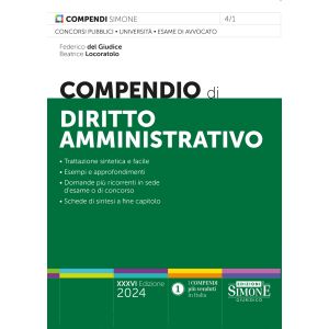 4/1 COMPENDIO DI DIRITTO AMMINISTRATIVO 2024