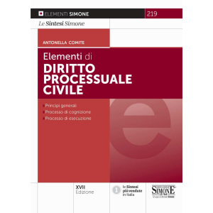 219 ELEMENTI MAIOR DI DIRITTO PROCESSUALE CIVILE