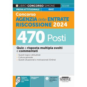 313/AR CONCORSO AGENZIA DELLE ENTRATE RISCOSSIONE 2024 470 POSTI