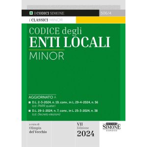 506/4 CODICE DEGLI ENTI LOCALI 2024 Minor