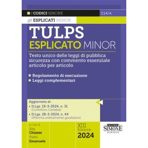 E14/A TULPS 2024 Esplicato Minor