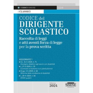 510/B CODICE DEL DIRIGENTE SCOLASTICO 2024