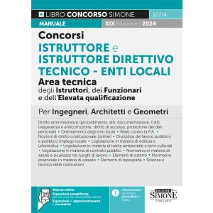 327/4 CONCORSI ISTRUTTORE E ISTRUTTORE DIRETTIVO TECNICO-ENTI LOCALI