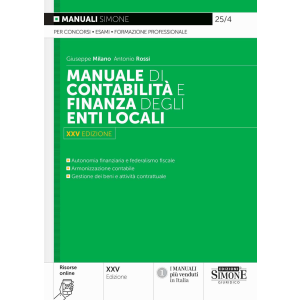 25/4 MANUALE DI CONTABILITA' E FINANZA