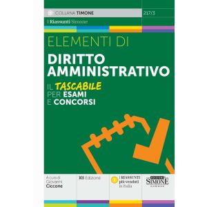 217/3 ELEMENTI DI DIRITTO AMMINISTRATIVO