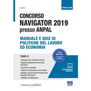 CONCORSO NAVIGATOR 2019 presso ANPAL Manuale e quiz
