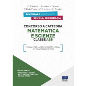CONCORSO A CATTEDRA MATEMATICA E SCIENZE CLASSE A28