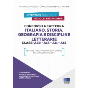 CONCORSO A CATTEDRA  Italiano, Storia, Geografia e Discipline letterarie