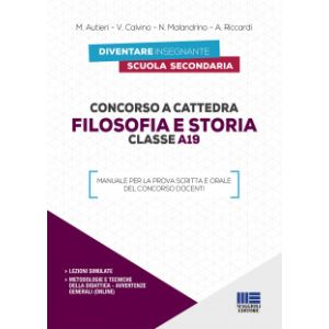 CONCORSO A CATTEDRA FILOSOFIA E STORIA CLASSE A19
