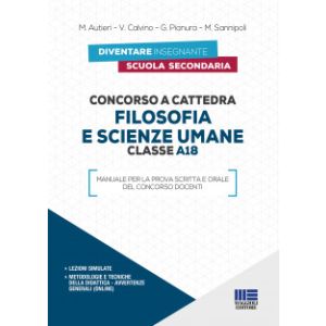 CONCORSO A CATTEDRA FILOSOFIA E SCIENZE UMANE CLASSE A18