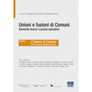 UNIONI E FUSIONI DI COMUNI - Elementi teorici e prassi operative Volume 1