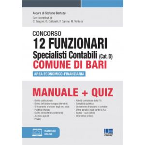 CONCORSO 12 FUNZIONARI SPECIALISTI CONTABILI (Cat. D) COMUNE DI BARI