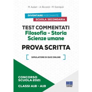 TEST COMMENTARI FILOSOFIA-STORIA-SCIENZE UMANE Prova scritta