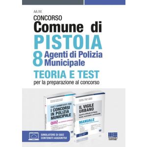 KIT CONCROSO COMUNE DI PISTOIA 8 AGENTI DI POLIZIA MUNICIPALE