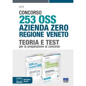 *CONCORSO 253 OSS Azienda Zero Regione Veneto - Kit 2 Volumi