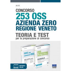 CONCORSO 253 OSS Azienda Zero Regione Veneto - Kit 2 Volumi