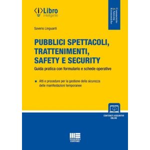 PUBBLICI SPETTACOLI, TRATTENIMENTI, SAFETY E SECURITY