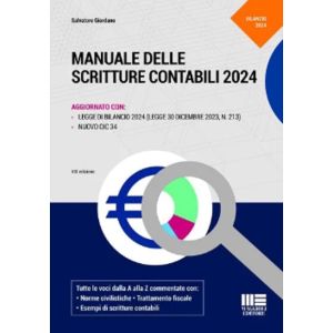 MANUALE DELLE SCRITTURE CONTABILI 2024