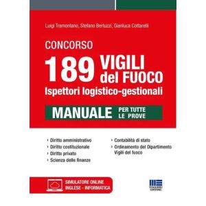 CONCORSO 189 VIGILI DEL FUOCO Ispettori logistico-gestionali