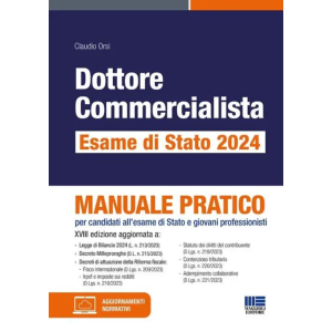 DOTTORE COMMERCIALISTA ESAME DI STATO 2024 Manuale Pratico