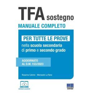 TFA SOSTEGNO MANUALE COMPLETO