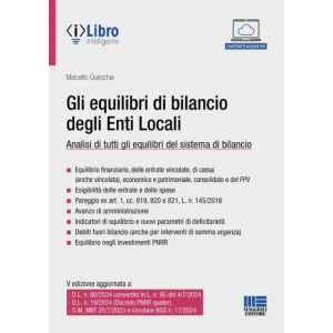 GLI EQUILIBRI DI BILANCIO NEGLI ENTI LOCALI