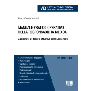 MANUALE PRATICO OPERATIVO DELLA RESPONSABILITÀ MEDICA