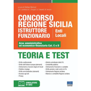 CONCORSO REGIONE SICILIA ISTRUTTORE FUNZIONARIO ENTI LOCALI - Area amministrativa ed economico-finanziaria Cat. C e D