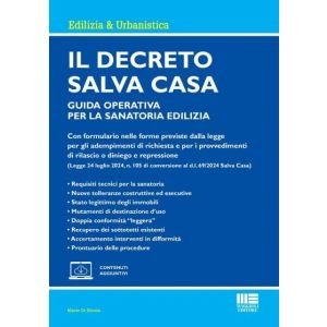 IL DECRETO SALVACASA Guida operativa per la sanatoria edilizia