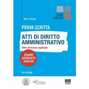 PROVA SCRITTA ATTI DI DIRITTO AMMINISTRATIVO