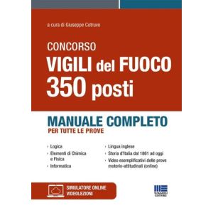 CONCORSO VIGILI DEL FUOCO 350 POSTI 2024