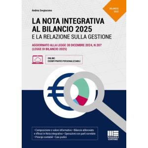 LA NOTA INTEGRATIVA AL BILANCIO 2025