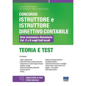 CONCORSO ISTRUTTORE E ISTRUTTORE DIRETTIVO CONTABILE Area economico-finanziaria Cat. C e D negli Enti locali