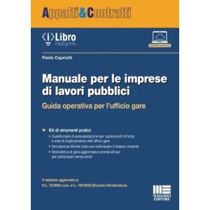 MANUALE PER LE IMPRESE DI LAVORI PUBBLICI