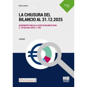 LA CHIUSURA DEL BILANCIO AL 31.12.2025