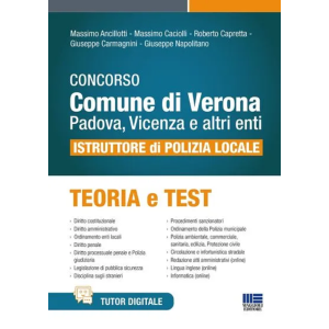 CONCORSO COMUNE DI VERONA, PADOVA, VICENZA E ALTRI ENTI -  Istruttore di Polizia locale